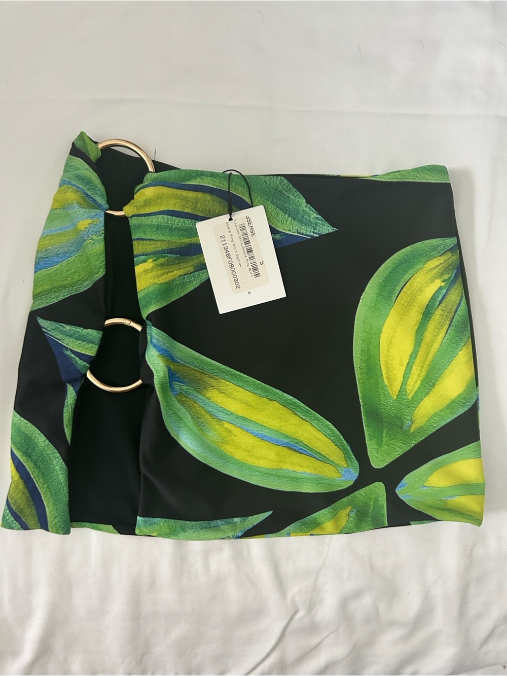 Louisa Ballou Double ring skirt in green